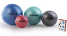 Gymnastik Ball MAXAFE míč na cvičení 65cm červený