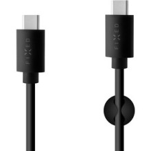 FIXED USB-C/USB-C kabel,PD,1m, 60W,černý