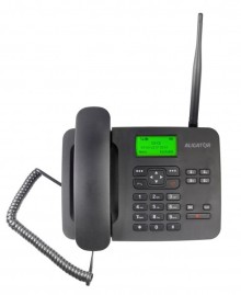 ALIGATOR T100, stolní telefon Černý