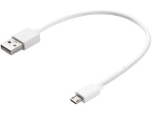 Sandberg USB do micro-USB kabel, SYNC + CHARGE, 20 cm, bílý