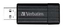 16GB USB Flash 2.0 PIN STRIPE Store'n'Go černý Verbatim P-blist