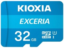 SDHC 32GB micro paměťová karta Kioxia EXCERIA M203, UHS-I (U1) (100MB/s) Class 10 + adaptér