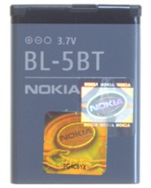 Baterie NOKIA  BL-5BT 2600 classic/7510 Supernova, Li-ION 870mAh, bulk, originální
