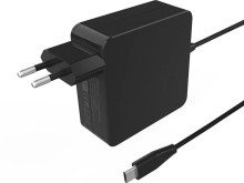 Sandberg USB-C AC Charger PD65W, EU 2M, chytrá nabíječka, černá