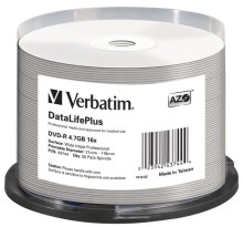 DVD-R Verbatim 4,7 GB (120min) 16x Profesional Printable 50-cake NON-ID