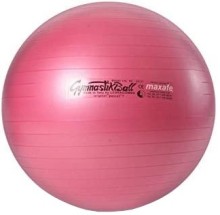 Gymnastik Ball MAXAFE míč na cvičení 75cm červený