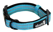 Alcott Reflexní obojek pro psy, Adventure, modrý, velikost S
