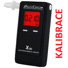 Kalibrace - AlcoCheck X50