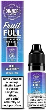 Liquid Dinner Lady BAR SALTS Fruit FULL Blue Raspberry 10ml - 20mg