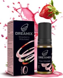 Liquid Dreamix - Jahodový milkshake (Straw Milkshake) 10ml - 0mg