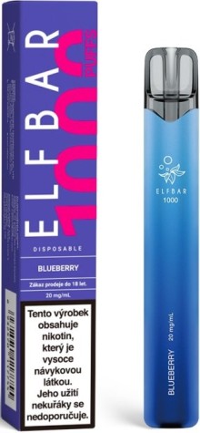 Elf Bar 1000 elektronická cigareta 20mg Blueberry