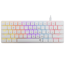 White Shark herní mechanická klávesnice NAGAMAKI, US, červený SW, bílá (GK-006211)