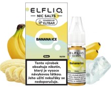 Liquid ELFLIQ Nic SALT Banana Ice 10ml - 20mg