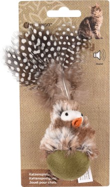 Flamingo Natura Delight Elektronická hračka pro kočky 11cm