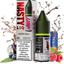 Liquid Nasty LIQ Salt Berry Bull 10ml - 10mg (Malina, borůvka, otružina, nápoj)
