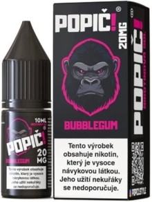 Liquid POPIČ! Salt Bubblegum 10ml-20mg