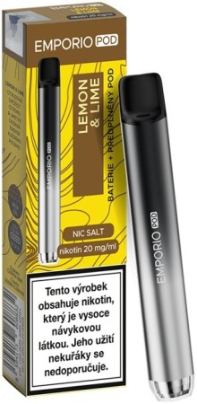 EMPORIO POD elektronická cigareta 500mAh Lemon & Lime 20mg