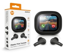 Překladač a TWS sluchátka 2v1 Aligator Pods Translate, černá