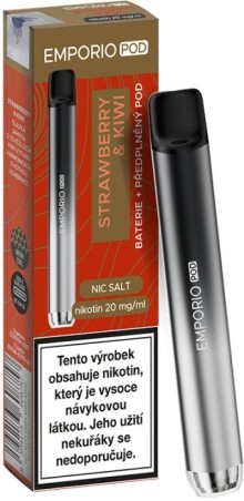 EMPORIO POD elektronická cigareta 500mAh Strawberry & Kiwi 20mg