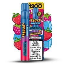 Kurwa Rocket Strawberry Raspberry 20mg 1 200 potahů