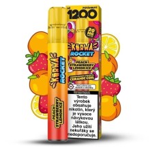 Kurwa Rocket Peach Strawberry Lemon Ice 20mg 1 200 potahů