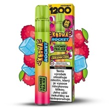 Kurwa Rocket Lychee Tea Ice 20mg 1 200 potahů
