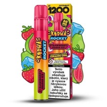 Kurwa Rocket Strawberry Guava Ice 20mg 1 200 potahů
