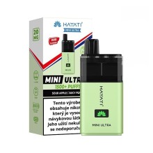 Hayati Mini Ultra Sour Apple/Juicy Peach 20mg 1500 potahů