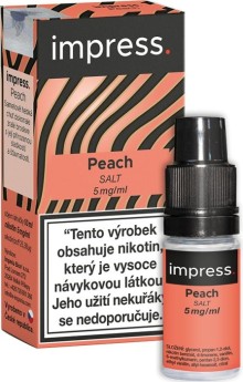 Liquid IMPRESS SALT Peach 10ml - 5mg