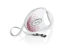 Flexi Vodítko Glam Splash M pásek 5m Pink