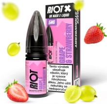 Liquid RIOT X Salt Grape & Strawberry (Hroznové víno a jahoda) 10ml-10mg