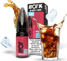 Liquid RIOT X Salt Cola Ice (Ledová cola) 10ml-10mg