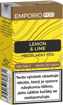 EMPORIO POD cartridge Lemon & Lime 20mg 1Pack