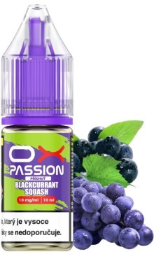 Liquid OXVA OX PASSION Salts Blackcurrant Squash 10ml - 10mg