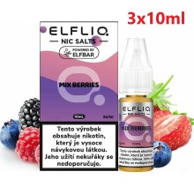 Liquid ELFLIQ Nic SALT Mixed Berries 3x10ml - 10mg