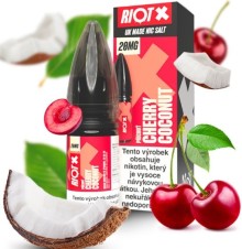 Liquid RIOT X Salt Cherry Coconut (Třešeň a kokos) 10ml-20mg