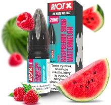 Liquid RIOT X Salt Raspberry Sour Watermelon (Malina a vodní meloun) 10ml-10mg