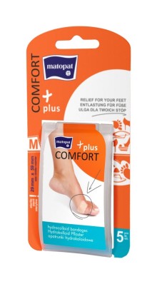 Matopat Comfort Plus hydrokoloidní náplast M 29x59mm 5ks