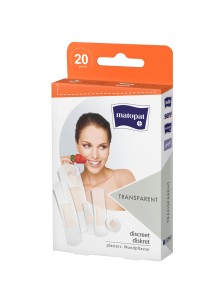 Matopat TRANSPARENT náplast různé velikosti 20ks