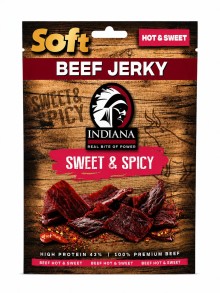 INDIANA Soft Jerky Beef Hot & Sweet 20g