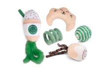 Beeztees Coffee Hračka pro kočky set 5ks