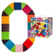ORTEK Masážní a senzorická podložka pro děti, dospělé a psy Puzzle Mega Mix 12 prvků + 8 trojúhelník