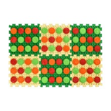 ORTEK Masážní a senzorická podložka pro děti a dospělé Puzzle Mix 6 prvků + 6 sad modulů Vzory