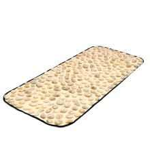 ORTEK Masážní podložka s přírodními oblázky 90 × 40 cm