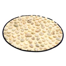 ORTEK Masážní podložka s přírodními oblázky Ø 44 cm
