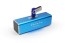 Technaxx přenosný stereo reproduktor MusicMan, baterie 600 mAh, FM-Radio, USB, modrý